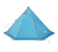 Camping Tent Tipi 5-Person Lightweight Dome Blue Waterproof vidaXL