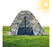 Camping Tent UV Shelter Self Closing - Camouflage Pattern Tent Easy Set Up Fishing Beach Family Outdoor Picnic Travel Hiking Sport