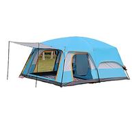 Camping Tent with 2 Extra Dark Sleeping Cabins for 5-12 Person Outdoor Doble Layer Family Tent Waterproof Windproof Beach Tent Sun Shelter Dome Tent for Festivals Garden Household faucets
