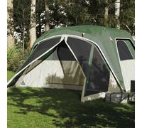 vidaXL Family Tent with Porch, 6-Person Camping Tent for Family in Traveling Bea