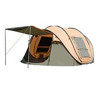Camping Tents 2-5 Person Automatic Throwing 1 Sec Pop-up Waterproof Outdoor Hiking Beach Tent Sunscreen Family Teepee