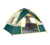 Camping Tents, 3-4 Person Pop Up Automatic Instant Tent for Family, Waterproof Lightweight Dome Tent with 2 door and 2 window for 4 Season