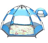 Camping Tents shelters Automatic Hexagonal Camping Tent For 3-5 Person | Dome Pop-up Tent With Two Doors | Waterproof Anti-For Family Hiking