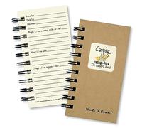 Camping, The Campers Journal - MINI Kraft Hard Cover (prompts on every page, recycled paper, read more...) by Journals Unlimited
