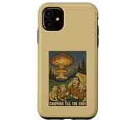 Camping Till The End Vintage 1950s Atomic Comic Campers Joke Case for iPhone 11
