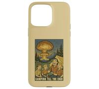 Camping Till The End Vintage 1950s Atomic Comic Campers Joke Case for iPhone 15 Pro Max