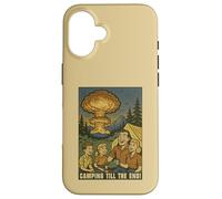 Camping Till The End Vintage 1950s Atomic Comic Campers Joke Case for iPhone 16