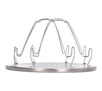 Camping Toaster for Gas Stove Folding Camp Stove Toaster Portable Stainless Steel 4 Slice Propane Bread Toaster Rack Holder for Camping Fishing Hiking Summer Home Use