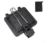 Camping Toastie Maker, Non-Stick Stovetop, Double Sided Stovetop Sandwich Toastie Maker, Baking Pan With Handles Breakfast Frying Pan For Home Outdoors