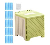 Camping Toilet,Foldable Potty - Foldable Space-Saving Non-Slip Training Potty with PVC Cushion for Men Women Toddler Patients Hiking Hospitals