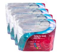 Camping Toilet Gel Sachets, 120 Pieces Portable Toilet Coagulant, Toilets Liquid Solidifier with Odor Neutralizer, Toilets Absorbent Powder for Backpacking Hiking Mountaineering (4 Bags))