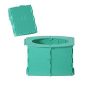 Camping Toilet Seat - Portable Folding Toilet, Lightweight PP Travel Potty, Compact Outdoor Storage Box and Trash Bin, Durable Support for Heavy Duty | Long Distance Driving