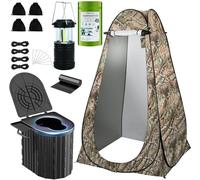 Camping Toilet with Pop-Up Privacy Tent, YEFHEIBMT-DSZP-LYD