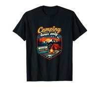 Camping Tones Only Mountain Badge Camp Songs Cassette T-Shirt