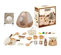 Camping Toys - Imitation Game Accessories Set | Kitchen Utensils Toys | Realistic Outdoor Campfire Kit, Picnic | Ideal Birthday Christmas for 3 to 6 Years Old