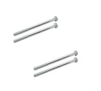Camping Trailer Axle Kit 115mm Length 8mm Shaft(for 7-inch) | 8mm diameter shaft, fits 7-8 inch wheels, silver steel finish, for easy installation, camping gear