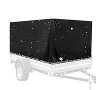 Camping Trailer Protective Cover, Waterproof Non-Slip Protector, Reinforced Waterproof Trailer Rain Cover | for Camping Travel Winter Summer Outdoor Long Lasting Caravan Ca