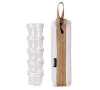 Camping Travel Kits Travel Holder with Portable Seasoning Storage Bag 5 Seasoning Bottle Fishing Gear