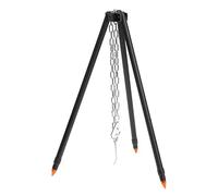 Camping Tripod Cooking - BBQ Tripod Rack Fire, Outdoor Campfire Grill | Sturdy Foldable Frame Design, Easy Cooking, Family Friends Outings Parties Use, Portable Lightweight Barbecue