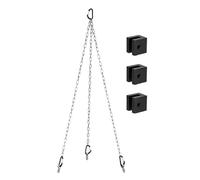 Camping Tripod Cooking Stand - Adjustable Hanging Grill, Portable Outdoor Cooker | Lightweight Foldable Tripod Rack, Durable Height-Control Support, Aluminium Tool for Campfire Meals