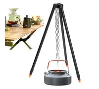 Camping Tripod for BBQ - Campfire BBQ Stand | Portable BBQ Stand for Outdoor, Picnic, Barbecue, Traveling With Friends And Family, Accessories