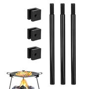 Camping Tripod for Kitchen - Outdoor Fire Pit Tripod - Aluminum Alloy, Detachable, Easy Space, Adjustable Height, Multifunctional Tripod Grill for Campfire, Cooking on the Fu