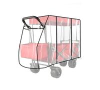 Camping Trolley Rain Cover, Clear Folding Trolley Rain Cover, Waterproof Push-Pull Wagon Rain Cover, Outdoor Garden Camping Picnic Wagon Stroller Rain Cover Wind Cover