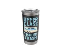 Camping Upper Class Trailer Trash Stainless Steel Insulated Tumbler