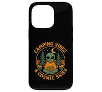 Camping Vibes Cosmic Skies Funny Alien Coffee Forest Design Case for iPhone 13 Pro