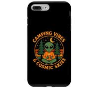 Camping Vibes Cosmic Skies Funny Alien Coffee Forest Design Case for iPhone 7 Plus/8 Plus