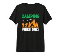 Camping Vibes Only Hiking Camper Adventure Nature Lover Premium T-Shirt
