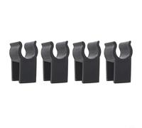Camping Wagon Cart Table Board Buckle Attachments For Square Tube Frame 1.5cm Or 2.0cm Black Plastic Desktop Fixator Clips Four Pieces Pack Outdoor Hiking Gear Repair Kit (2.0cm)