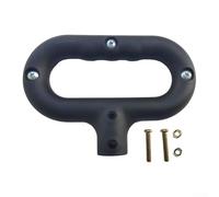 Camping Wagon Handle, High-Strength Plastic Push Trolley Grip, Ergonomic Replacement for Folding Carts with Round or Oval Interfaces(circular interface)