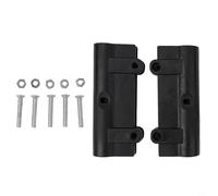 Camping Wagon Trolley Handle Repair Kit - Fixing Brackets for Front Rear Foldable Carts - Plastic Parts 12.5cm