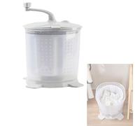Camping Washing Machine Manual Hand Washer, 10L Mini Washing Machine Washer For Apartment, RV, Laundry, Camping, Travel, Underwear, Personal, Baby Clothes