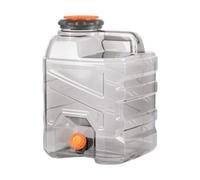 Camping Water Canister Portable Container Storage Tank Bucket Food Grade PC Sealed Lid Suitable for Camping Travel Cooking, 15L