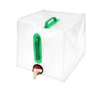 Camping Water Container | 20L Foldable Leakproof Tank with Spigot | Food Grade Water Storage Containers | for Camping Outdoor Preparedness Hiking Survival Storm RV Shelter Home Farm