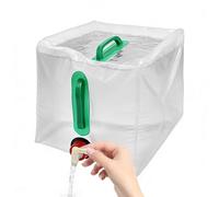 Camping Water Container | 20L Foldable Leakproof Tank with Spigot,Food Grade Water Storage Containers - for Camping Outdoor Hiking Survival Storm RV Shelter Home Urgency Preparedness