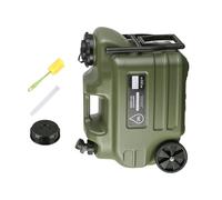 Camping Water Container - 28L Portable Leak-Proof Dispenser With Wheels | Large Water Container, Ideal For Picnics Car Hiking Survival Storm RV Shelter Hydration Home Farm