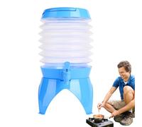 Camping Water Container - 5.5L Folding Dispenser Outdoor Large Capacity Bottle Multifunctional Portable Drinking Jug with Tap Travel Carrier Storage for Hiking Camping Picnic Lemonades L