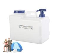 Camping Water Container - Leak-Proof Storage Tank with Spigot | 10L/15L Large Capacity with Handle | Portable Water Tank | Ideal for Drinking, Hiking & Outdoor Activities | For Travel & Survival