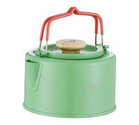 Camping Water Kettle,1100ml Portable Stainless Steel Fire Pit Kettle with Burn Proof Handle - for Coffee Fire Open Fire Campfire Outdoor Travel Hiking