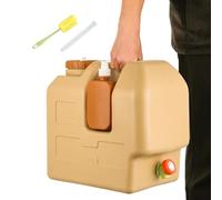 Camping Water Tank - Capacity Liquid Carrier, Leak Proof Storage Container, Integrated Spigot Dispenser, Portable Hydration Supply System | Fresh Water Transport For Hiking Fishing Travel Backpacking