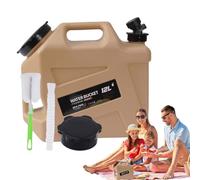 Camping Water Tank - Portable 12L Container, Outdoor Hydration Stand, Large Refillable Canteen with Two Carry Handles | Drink Holder for Trekking Picnic Travel Fest