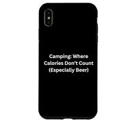 Camping Where Calories Don’t Count For Fun Outdoors Case for iPhone XS Max