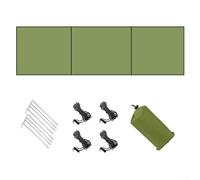 Camping Windbreaks Stove Windshield, Lightweight Camping Wind Blocker Backpacking Privacy Shield For Outdoor Cooking, Hiking, Camping, Picnics(Type C Green)