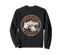 Camping With My Dog Adventure Awaits Outdoor Dog Lover Sweatshirt