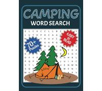 Camping Word Search: 70+ Puzzles in a 7x10 Easy-to-Read Format: Nature-themed word games | Hiking trail word finds | Wildlife-themed puzzles