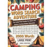Camping Word Search Adventure: Fun Large-Print Puzzles for Adults and Seniors Craving Outdoor Relaxation