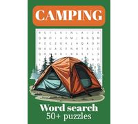 Camping Word Search Book Puzzle: Word Search with Easy to Read Print about Camping, Hiking and more | 6 x 9 inches, 110 pages | 50+ Puzzles... Gift for Vacation, Holidays and Free Times